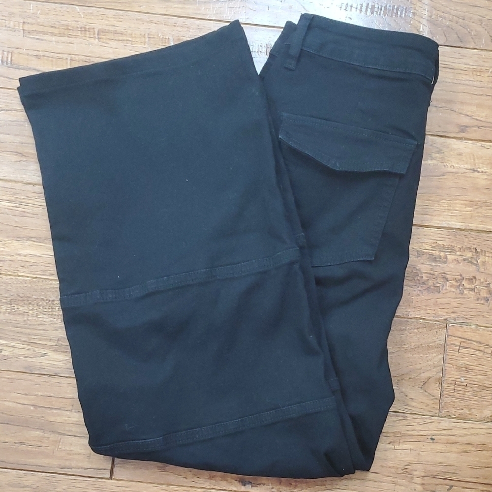 Windsor Black Cargo Wide Leg Pants